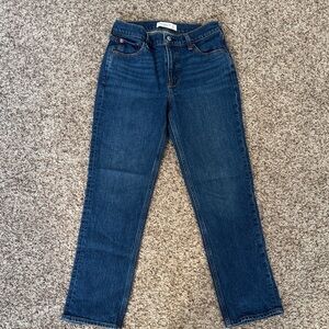 Abercrombie 90s straight mid rise Women's Jeans